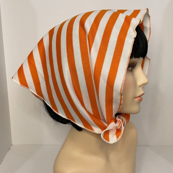 Vintage 60s/70s Striped Scarf - Picture 1 of 6